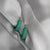 Emerald Enamel Huggies Earring