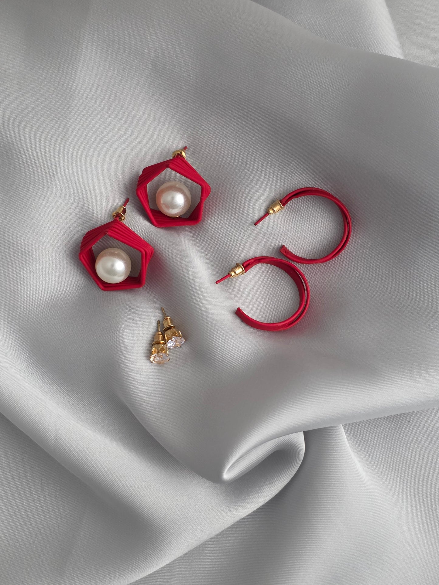 Hex Drops Earring Set