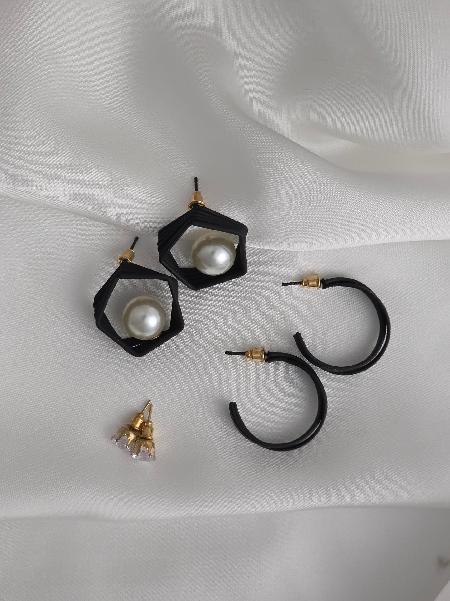 Hex Drops Earring Set