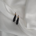 Emerald Enamel Huggies Earring