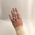 Trifoliate Bloom  Ring