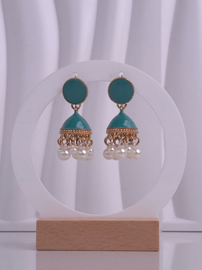 Emerald Bell Jhumka