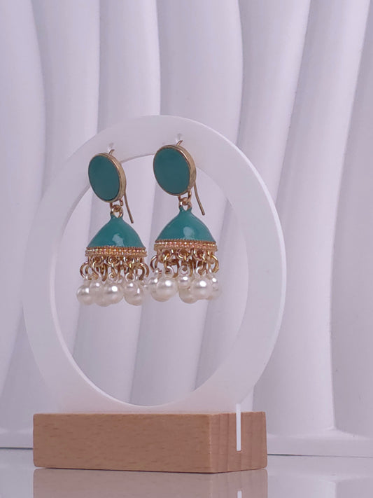 Emerald Bell Jhumka