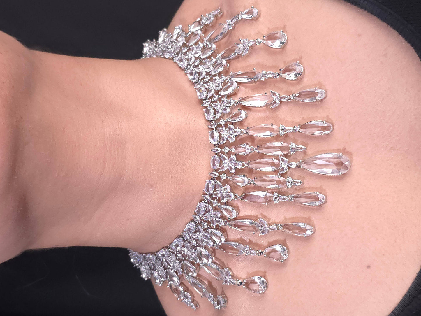 Cacading Chandelier Fringe Set