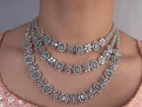 The Mint Frost Tiered Necklace