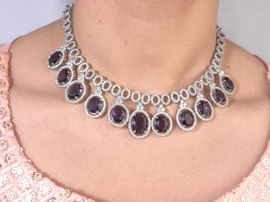 Celestial Bloom" Diamond-Cut Necklace