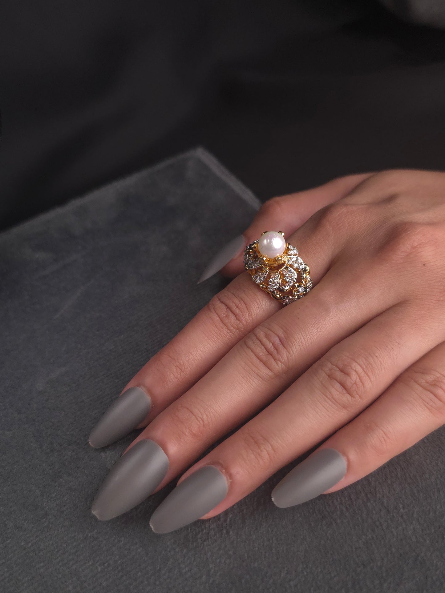 The Queen Bee Cocktail Ring