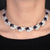 Vintage Rhinestone Wreath Necklace