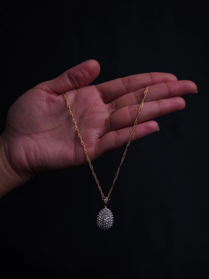 Flower Teardrop Pendant
