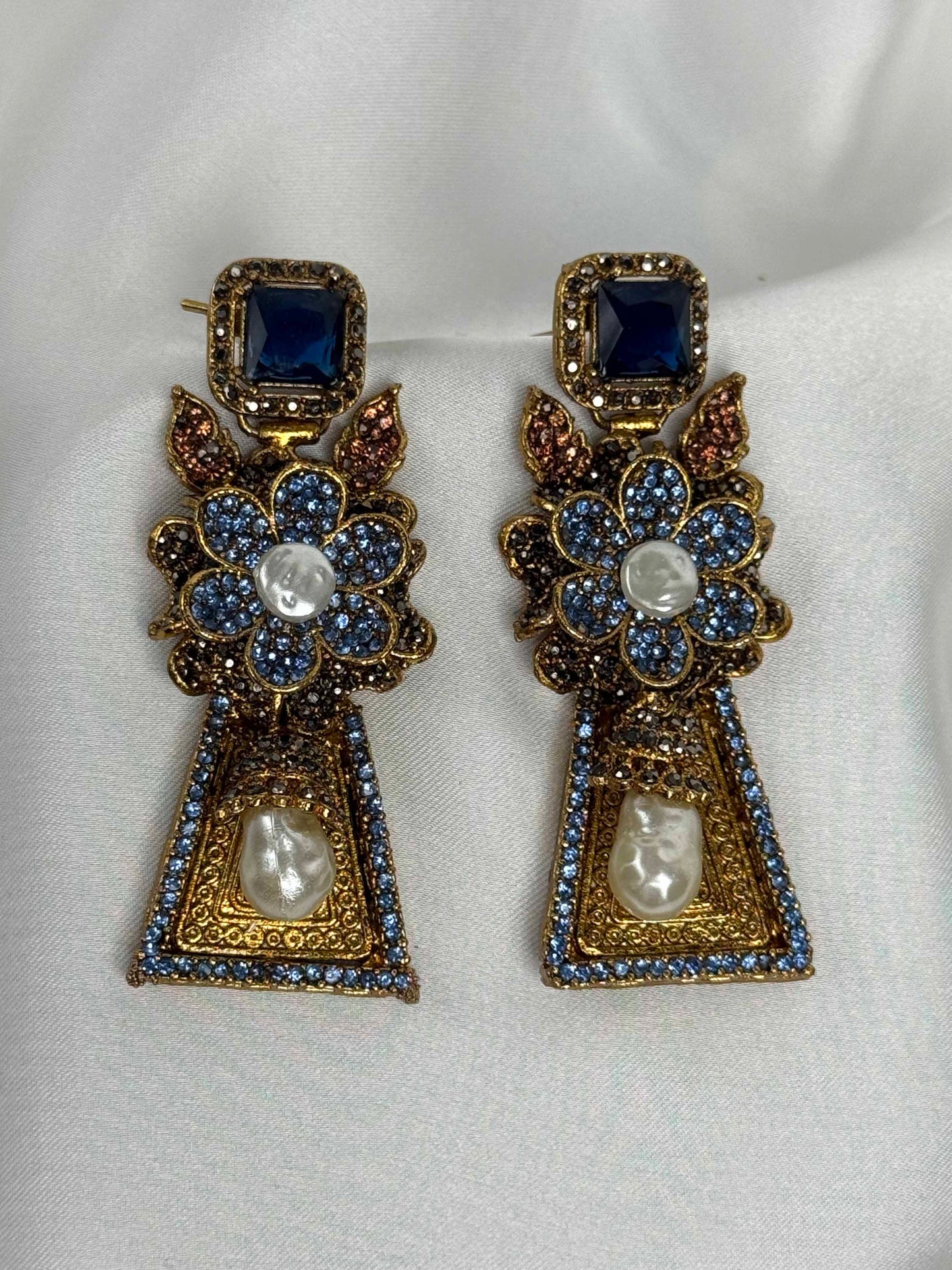 Emerald Gul-e-Noor Earrings