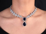 Sapphire Tear Drop Set