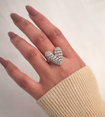 Mosaic Heart Ring