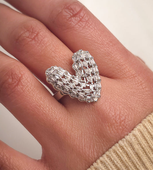 Mosaic Heart Ring