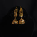 Antique Gold Drop Jhumkas