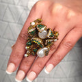 Ottoman Floral Bouquet Ring