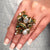 Emerald Floral Bouquet Ring