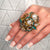 Turquoise Ottoman Pearl Ring