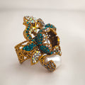 Turquoise Ottoman Pearl Ring