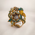 Turquoise Ottoman Pearl Ring