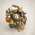Turquoise Ottoman Pearl Ring