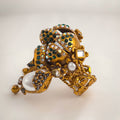 Emerald Floral Bouquet Ring