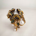 Emerald Floral Bouquet Ring