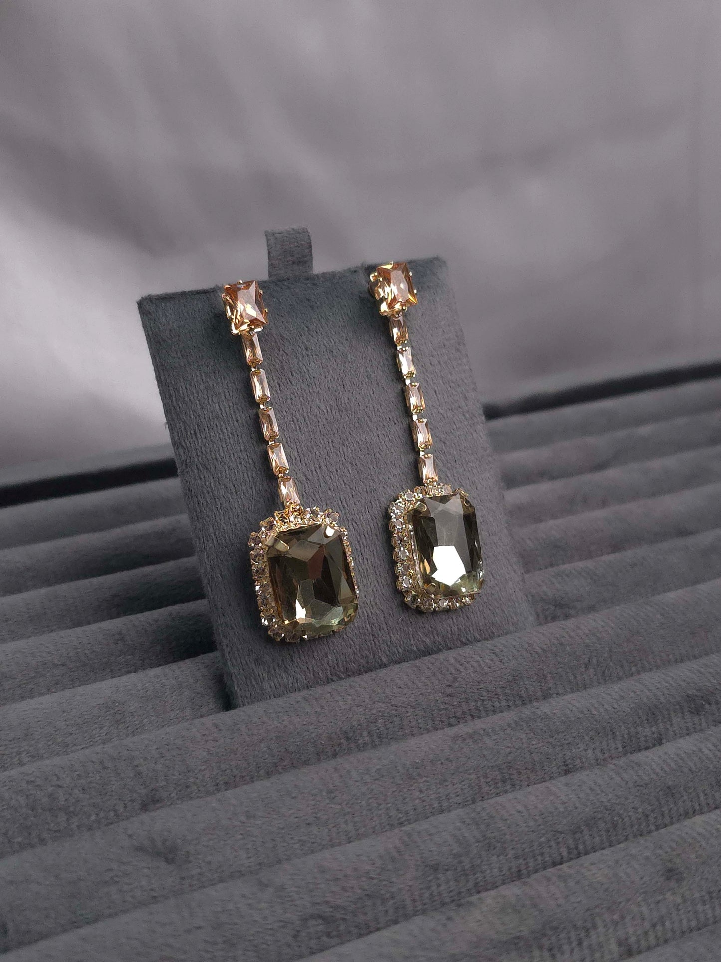 Cushion Sparkle Earrings