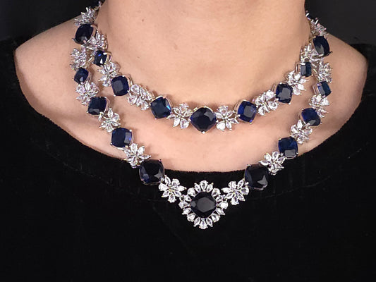 Luminous Noir American Diamond Set