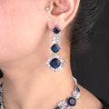 Luminous Noir American Diamond Set