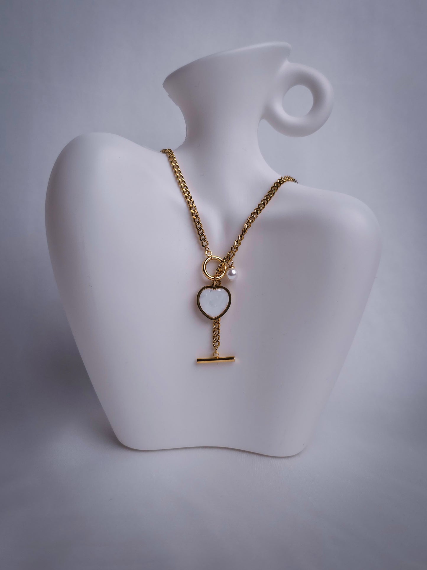 Toggle Heart Pendant