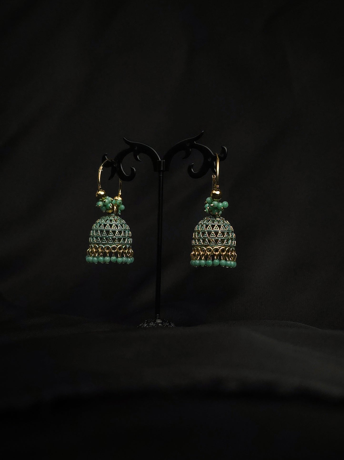 Multicolor Jhumki Earrings