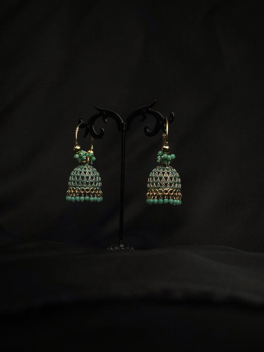 Multicolor Jhumki Earrings