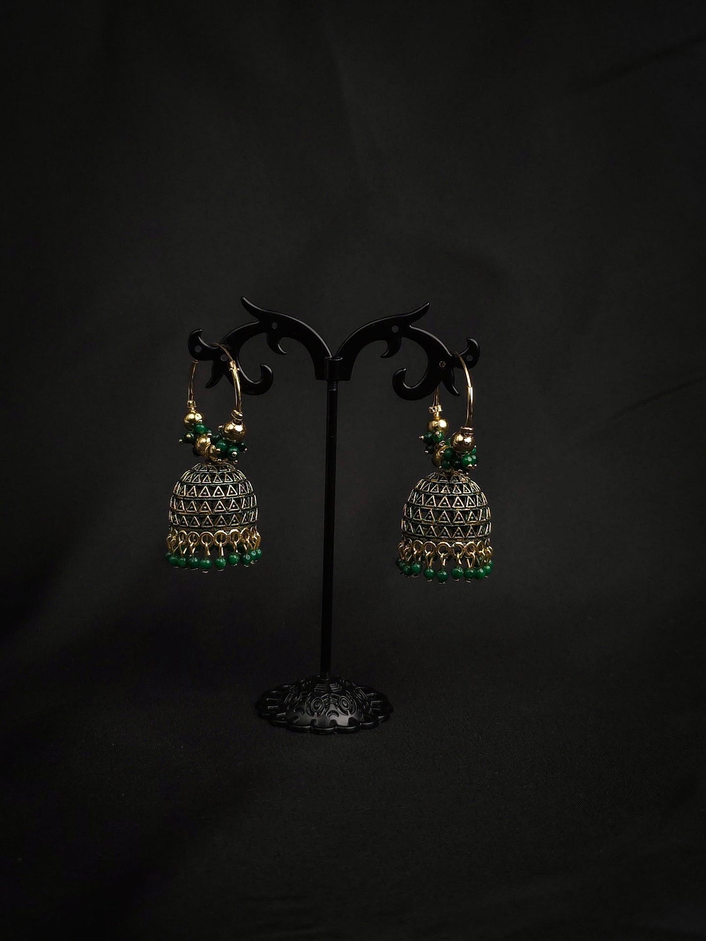 Multicolor Jhumki Earrings