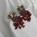 Garnet Grape Cluster Dangles