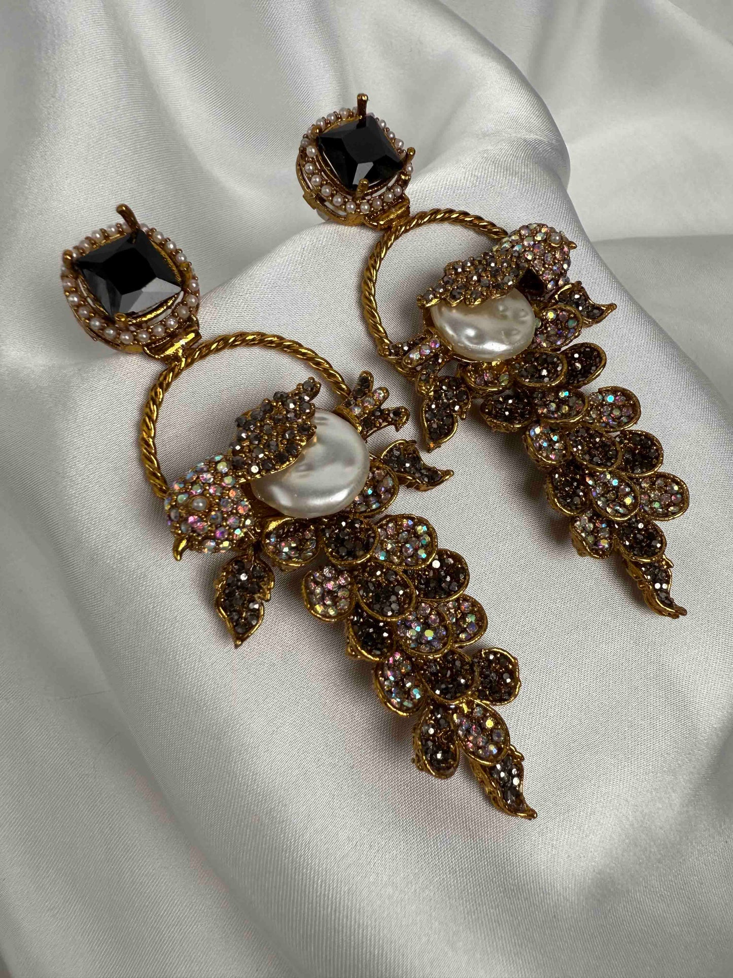 Ottoman Pearl Vine Earrings