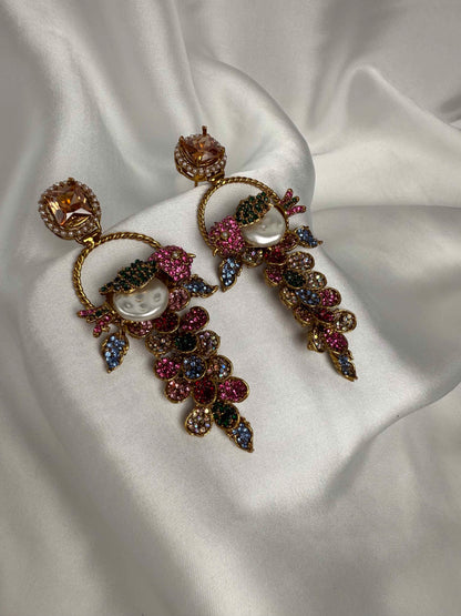 Ottoman Pearl Vine Earrings