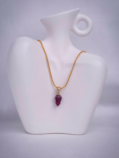 Amethyst Grape Pendant