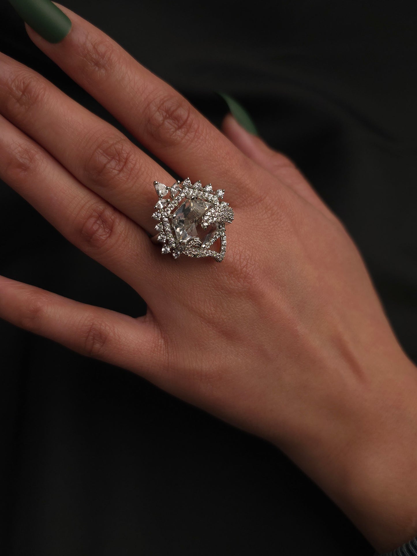 Holo Statement Ring