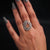 Obsidian Whirl Ring