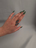 Double Leaf Wrap Ring
