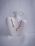 Clover Charm Hearingbone Chain