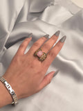 Cleo Pink Quartz Ring