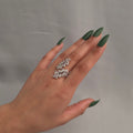 Double Leaf Wrap Ring