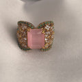 Cleo Pink Quartz Ring