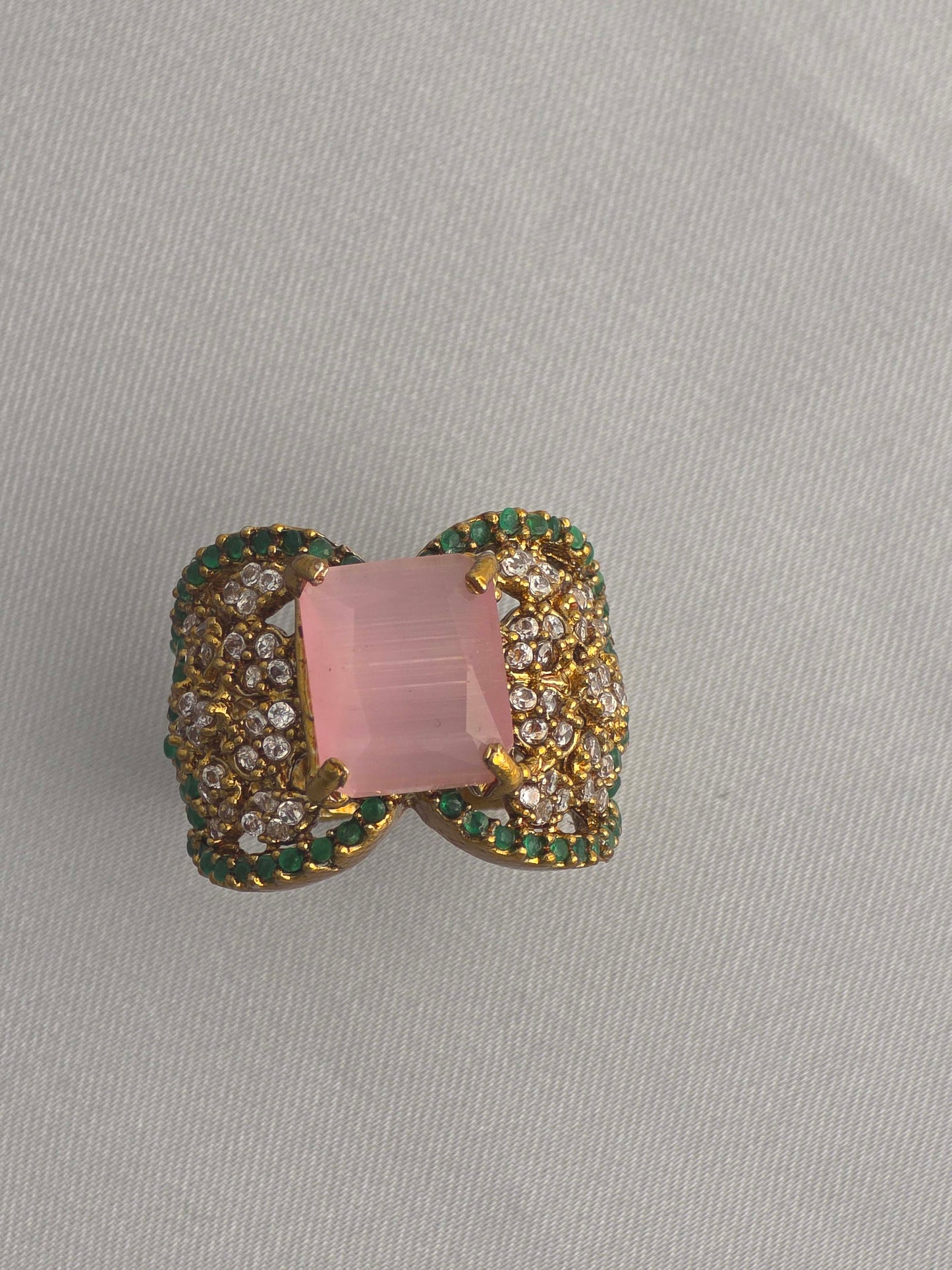 Cleo Pink Quartz Ring