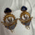 Emerald &  Pearl Turkish Artisan Earrings