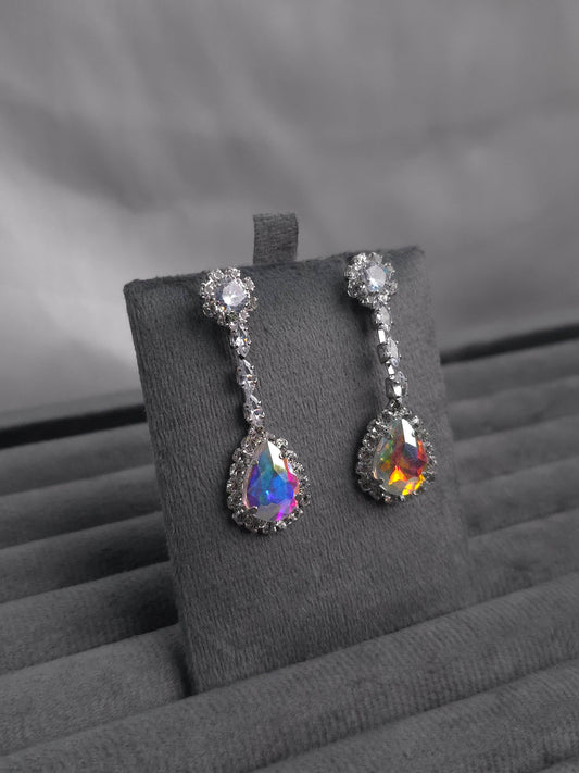 Rainbow Teardrop Drop