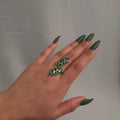 Double Leaf Wrap Ring