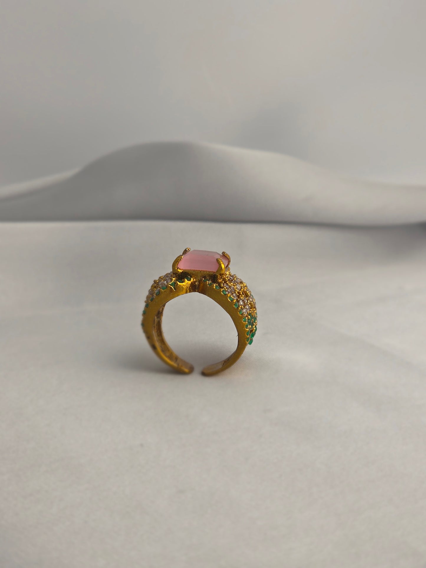 Cleo Pink Quartz Ring