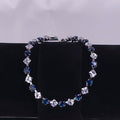 Alternating Squares Crystal Bracelet